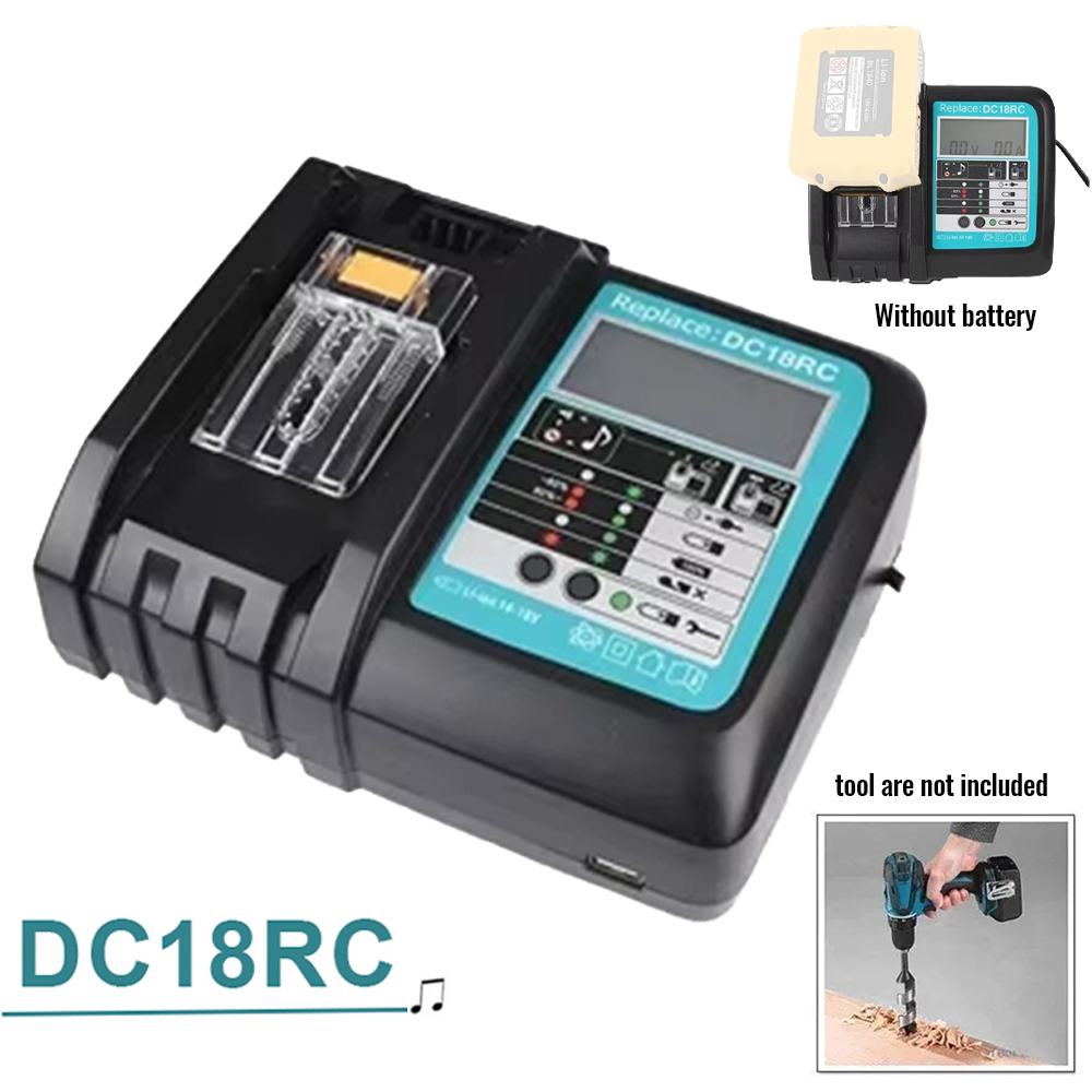 Makita Drill Hp1640 - DC18RC Li-ion Battery 3A Charger for