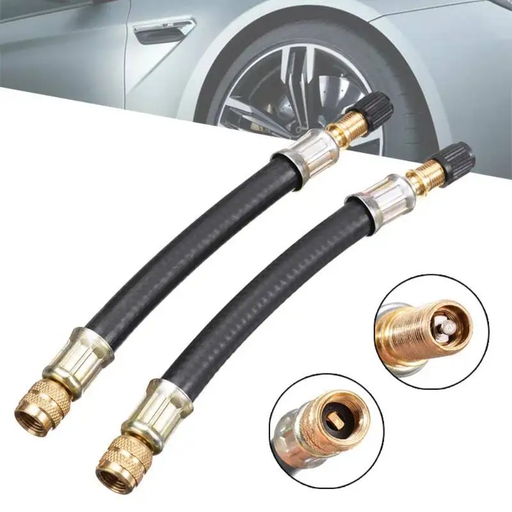 Flexible Hose Braided - 1pc Flexible Rubber Tyre Valve Extension