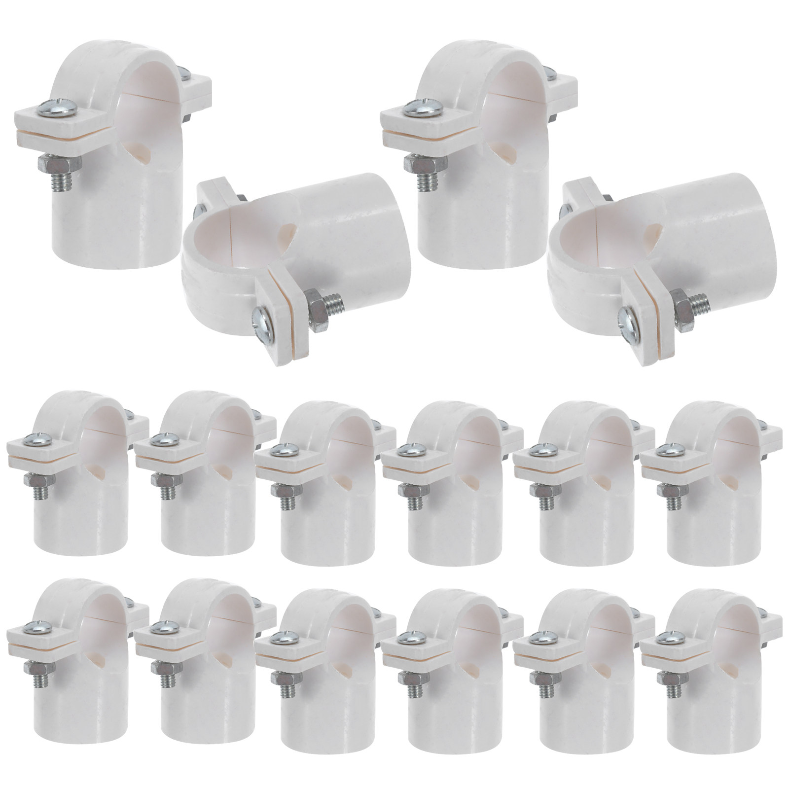 30Pcs Pipe Clamp Hanger Clips  - Plastic Pipe Clip review and price