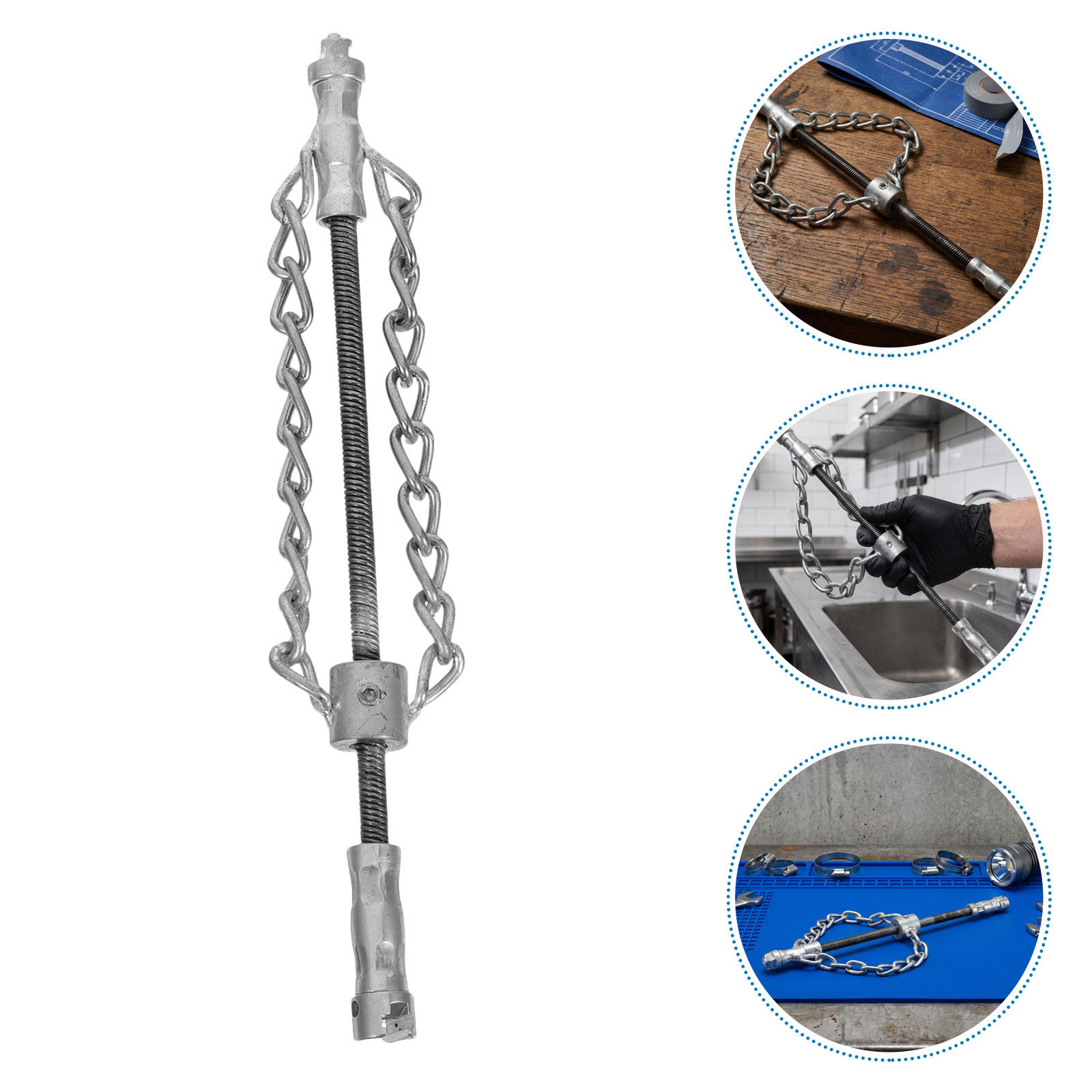 2Pcs Heavy Duty Mainline Sewer - Drain Snake Flexible review and price